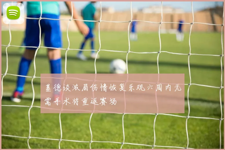 基德谈浓眉伤情恢复乐观六周内无需手术将重返赛场
